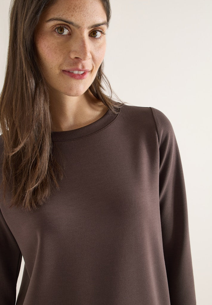 Cecil Damen T-Shirts  Macchiato