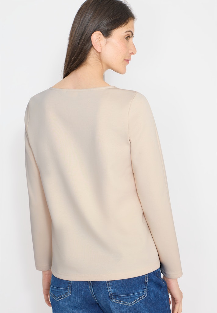 Cecil Damen T-Shirts Pearl Bei