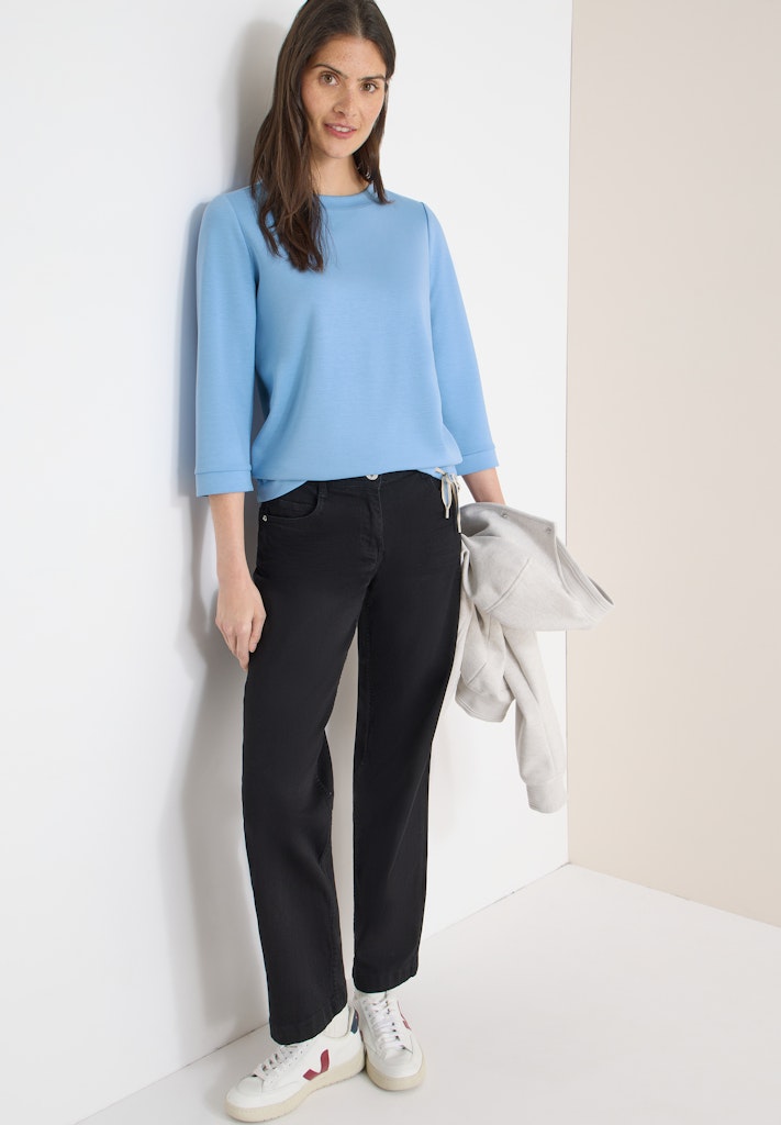Cecil Damen T-Shirts  Cloud Blu