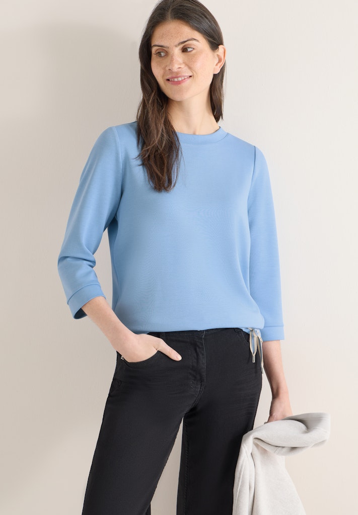 Cecil Damen T-Shirts  Cloud Blu