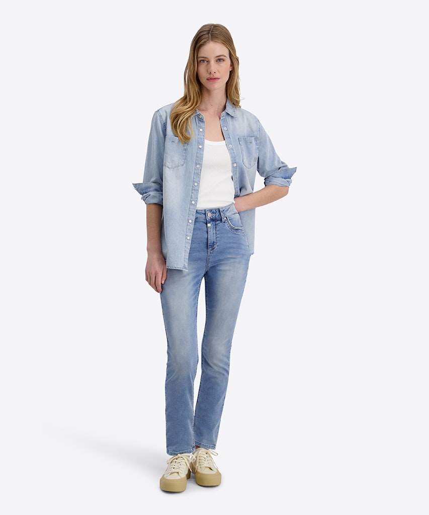 Timezone Damen Jeans  Bleach Bl