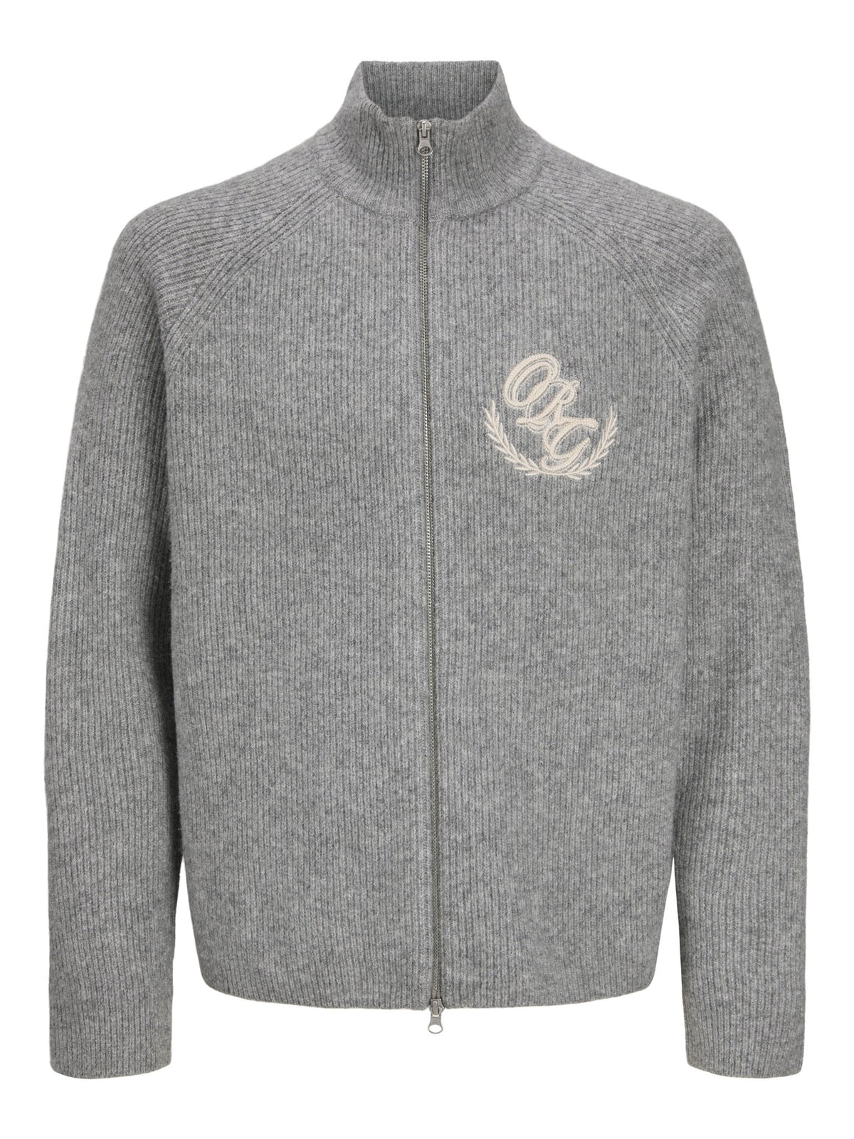Jack & Jones Herren Strickjacken Light Grey Mela