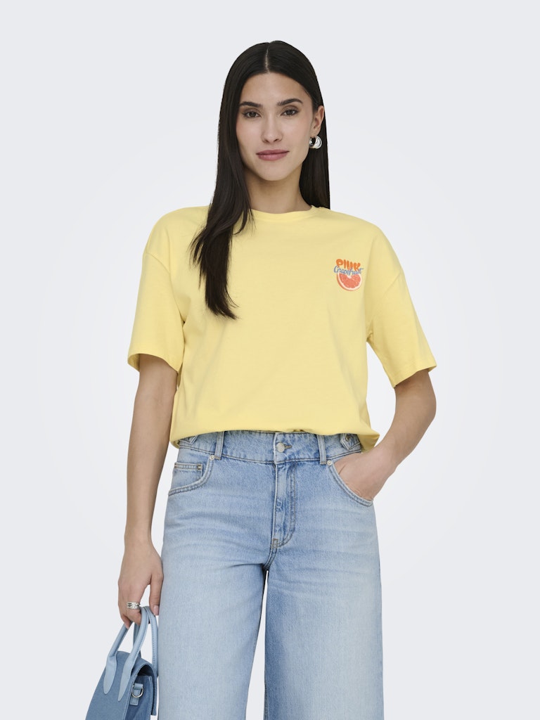 Only Damen T-Shirts Sunlight/Pink