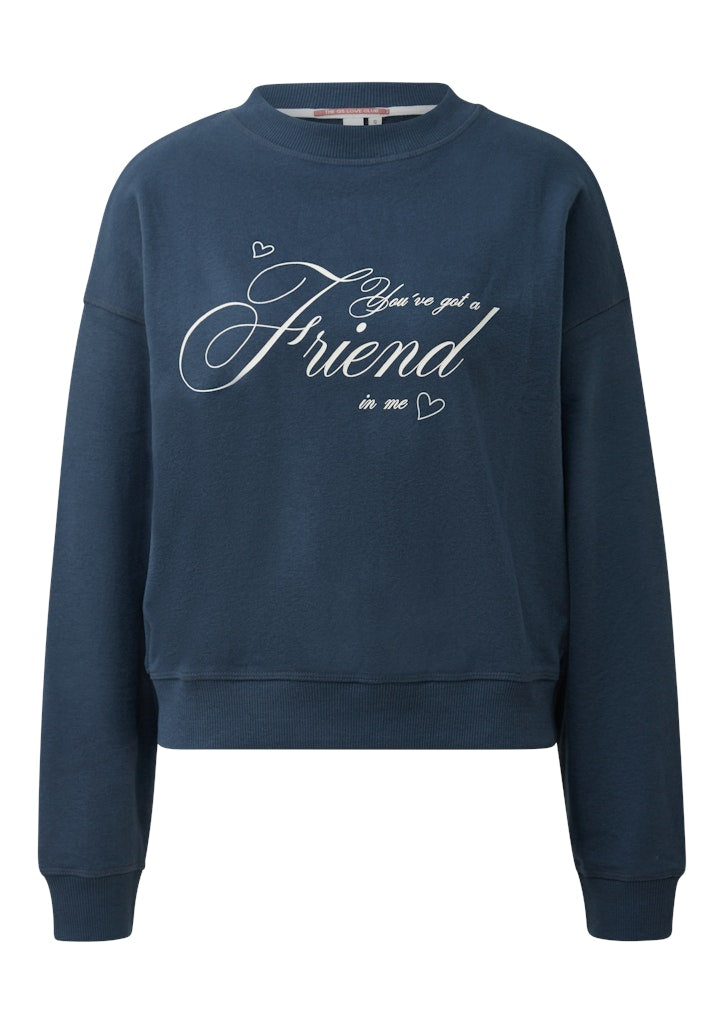 QS by S.Oliver Damen Sweatshirts Blue
