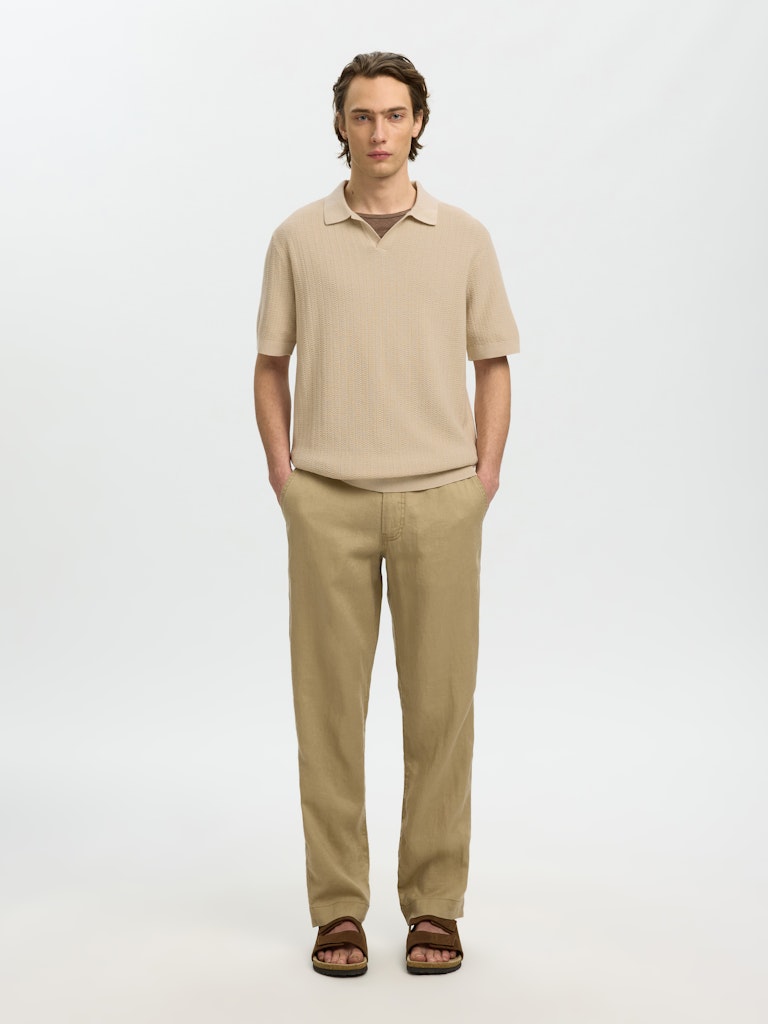 Selected homme Herren Pullover Oatmeal
