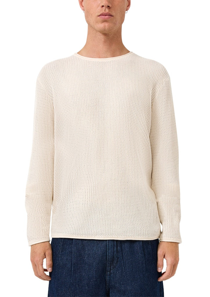 QS by S.Oliver Herren Pullover White