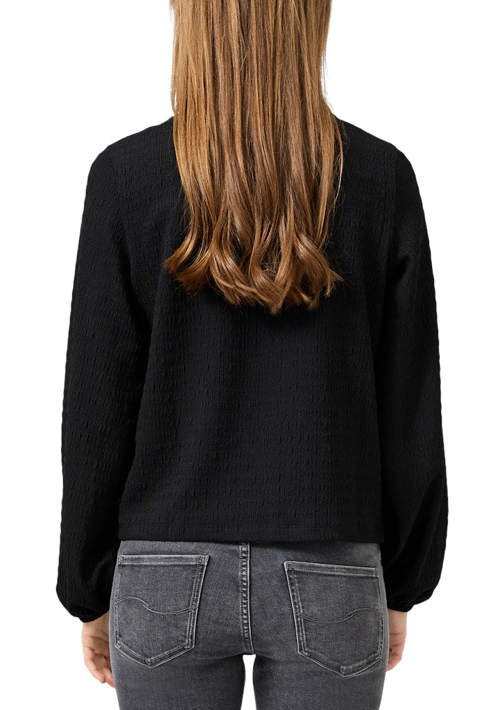 QS by S.Oliver Damen T-Shirts Grey/Black