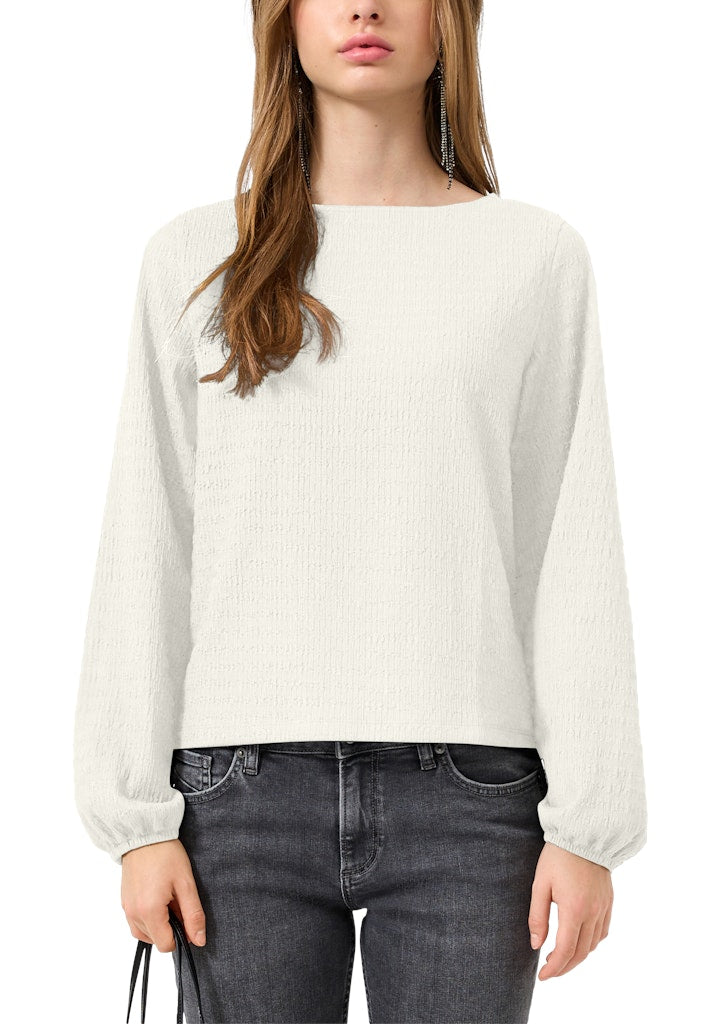 QS by S.Oliver Damen T-Shirts White