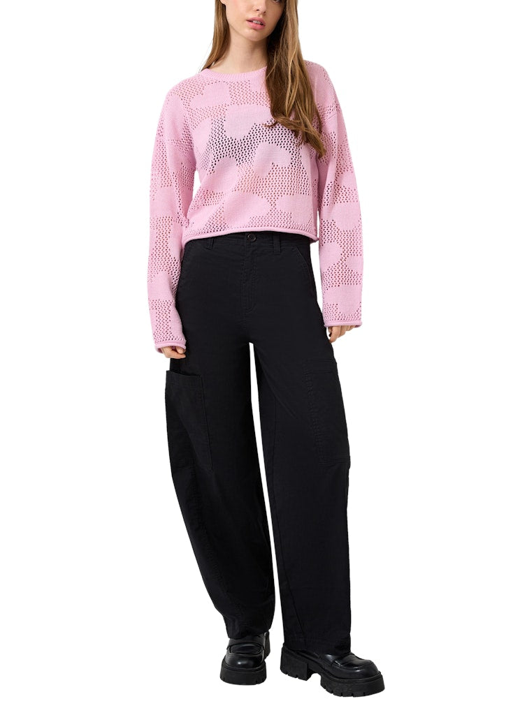 QS by S.Oliver Damen Pullover Lilac/Pink