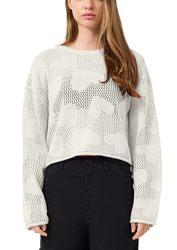 QS by S.Oliver Damen Pullover White