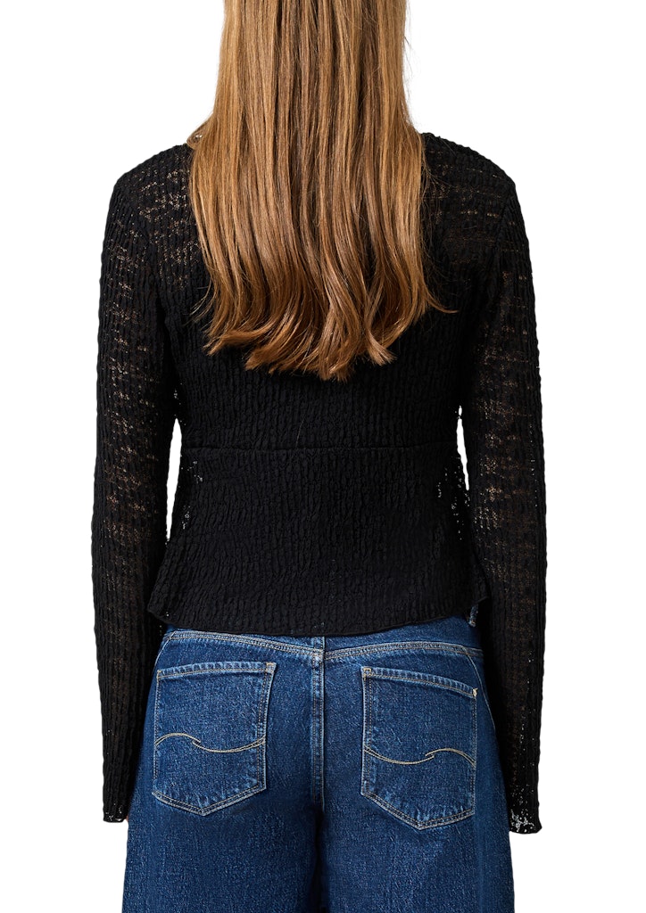 QS by S.Oliver Damen T-Shirts Grey/Black