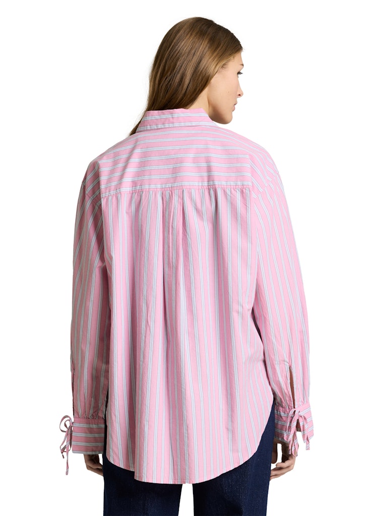 Tom Tailor denim Damen Blusen Pink Blue White