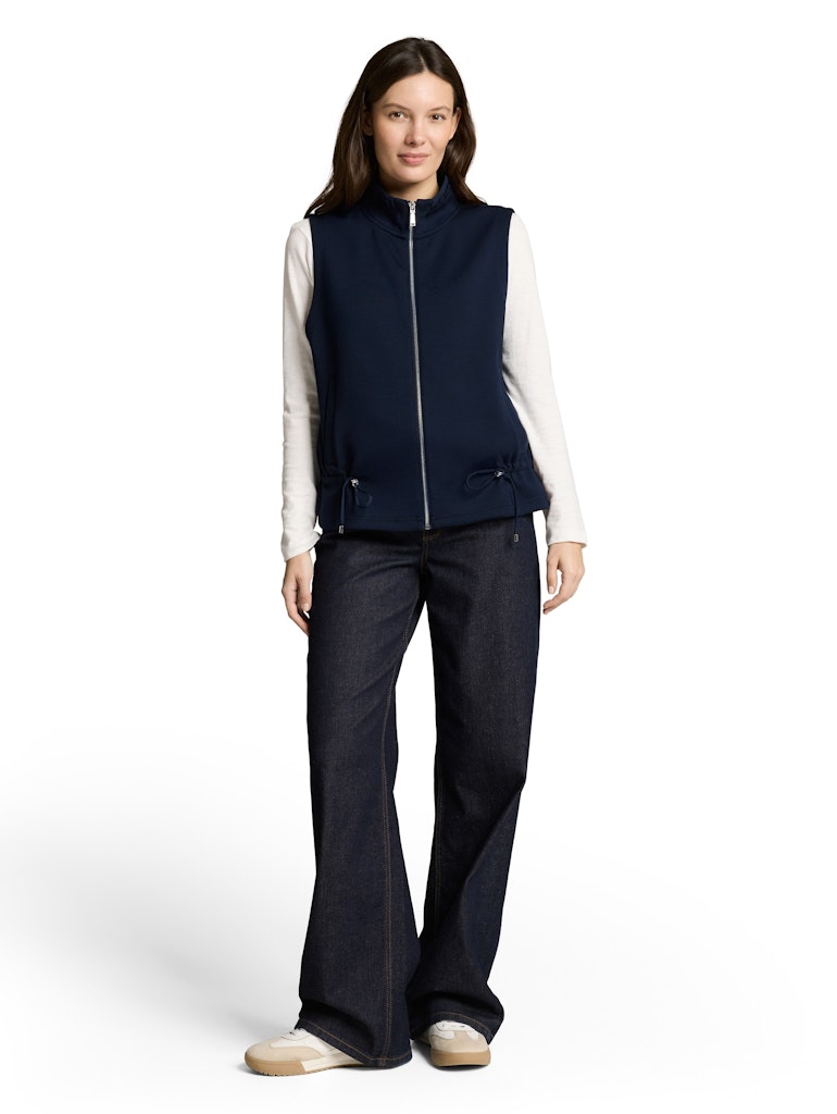 Tom Tailor Damen Sweatjacken Sky Captain Blu