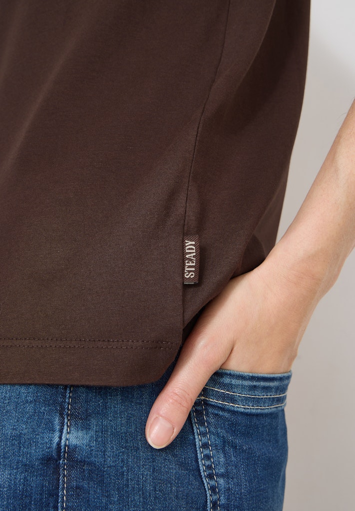 Cecil Damen T-Shirts Macchiato