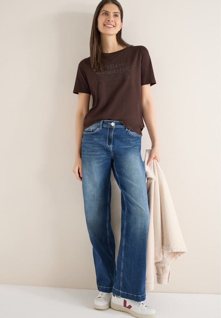 Cecil Damen T-Shirts Macchiato