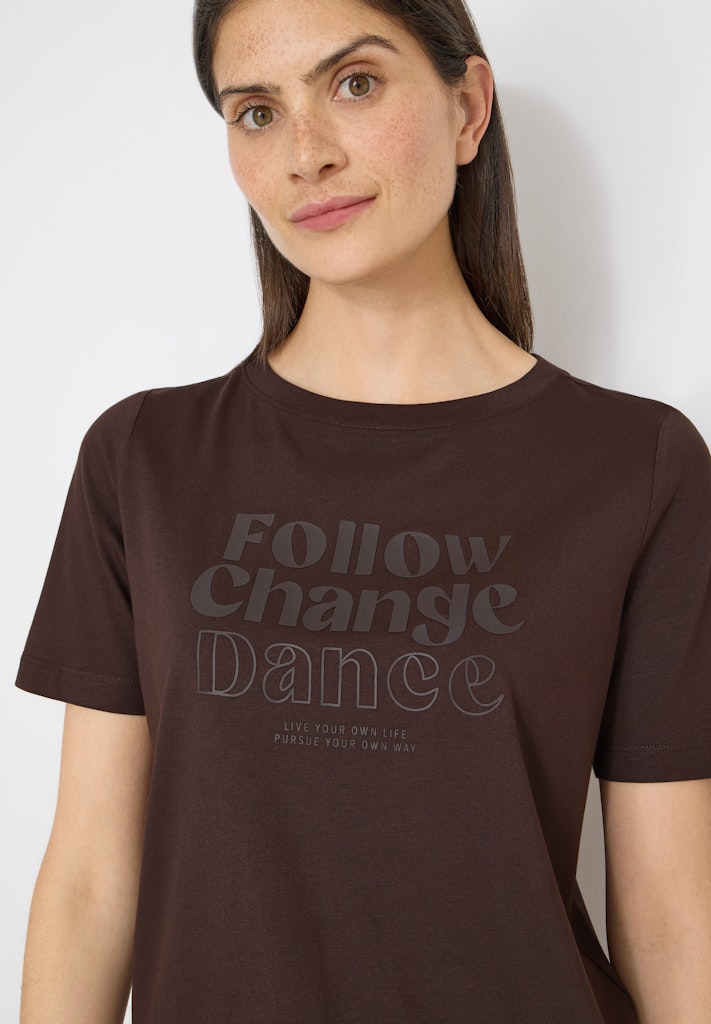 Cecil Damen T-Shirts Macchiato