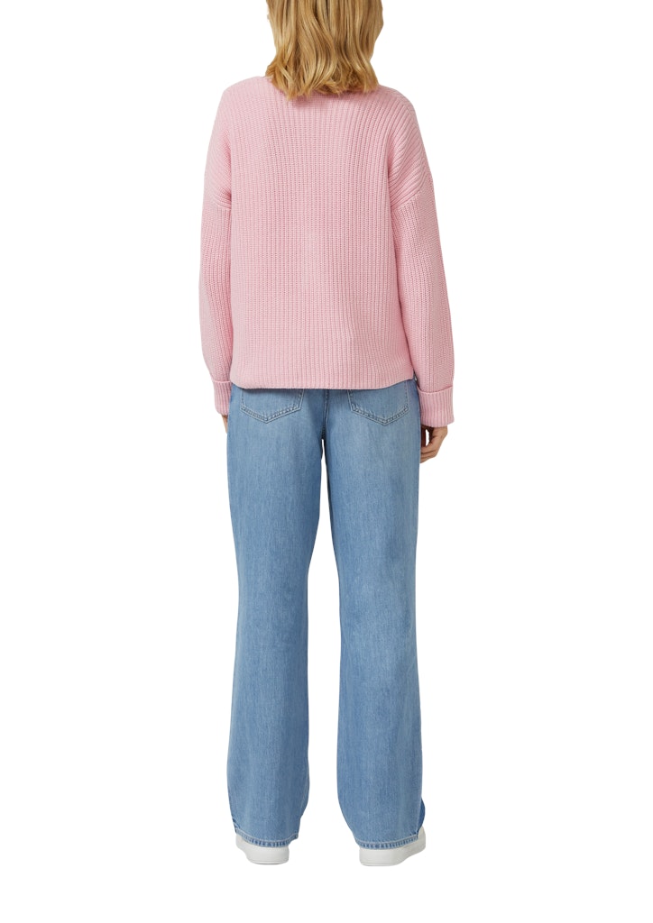 S. Oliver red Damen Pullover Lilac/Pink