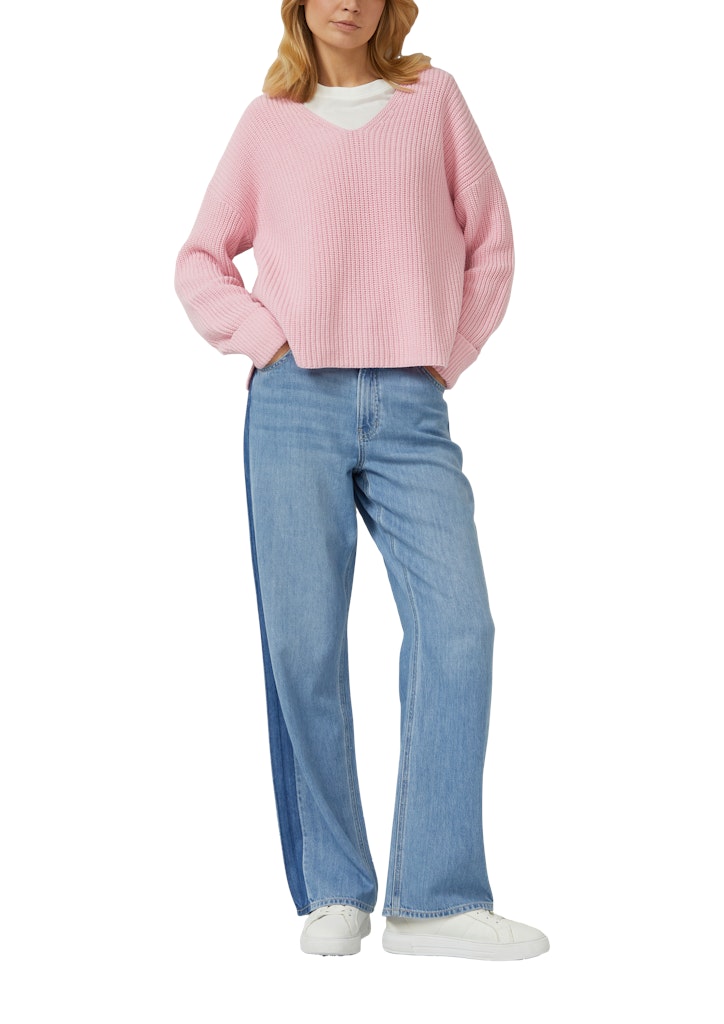 S. Oliver red Damen Pullover Lilac/Pink
