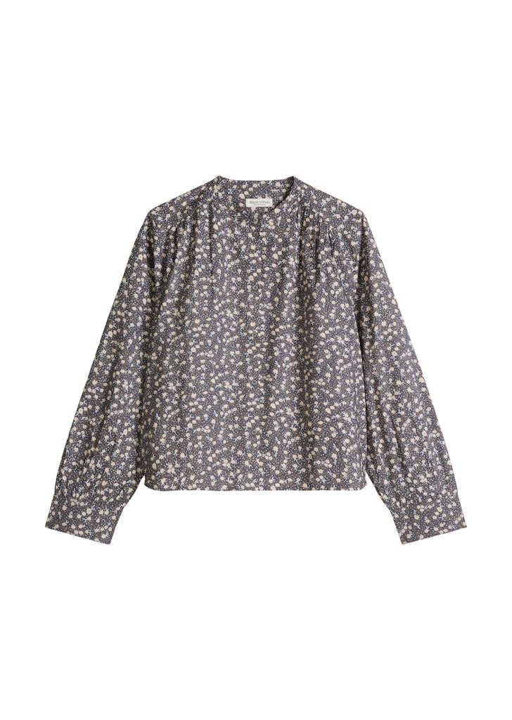 Marc O'Polo Damen Blusen Medium Grey_Mul