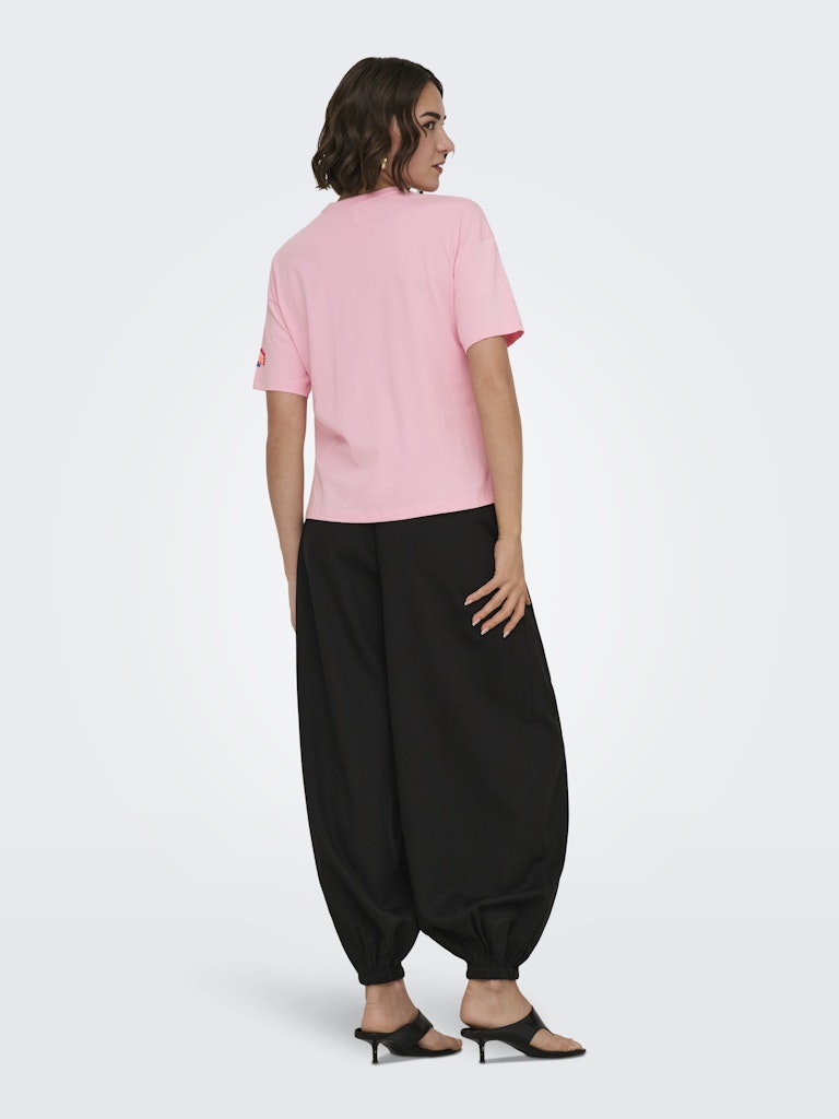 Only Damen T-Shirts Romance Rose/Fr