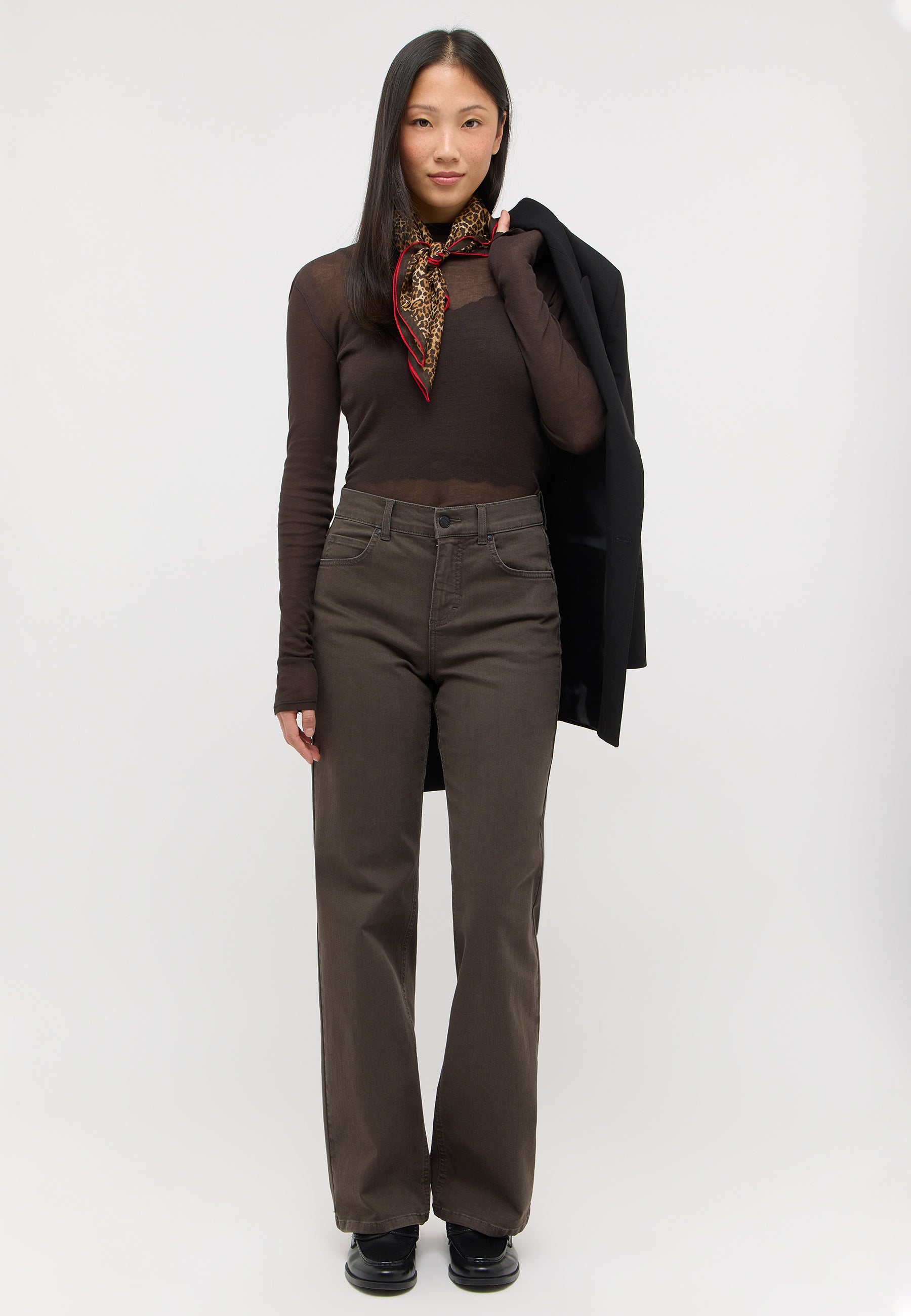 Angels Damen Jeans Chocolate