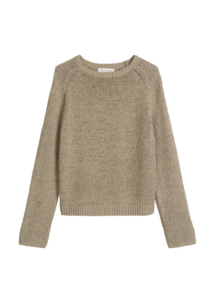 Marc O'Polo Damen Pullover Earthy Taupe