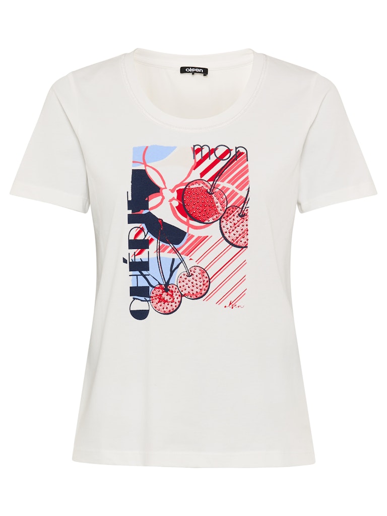 Olsen Damen T-Shirts  Off White