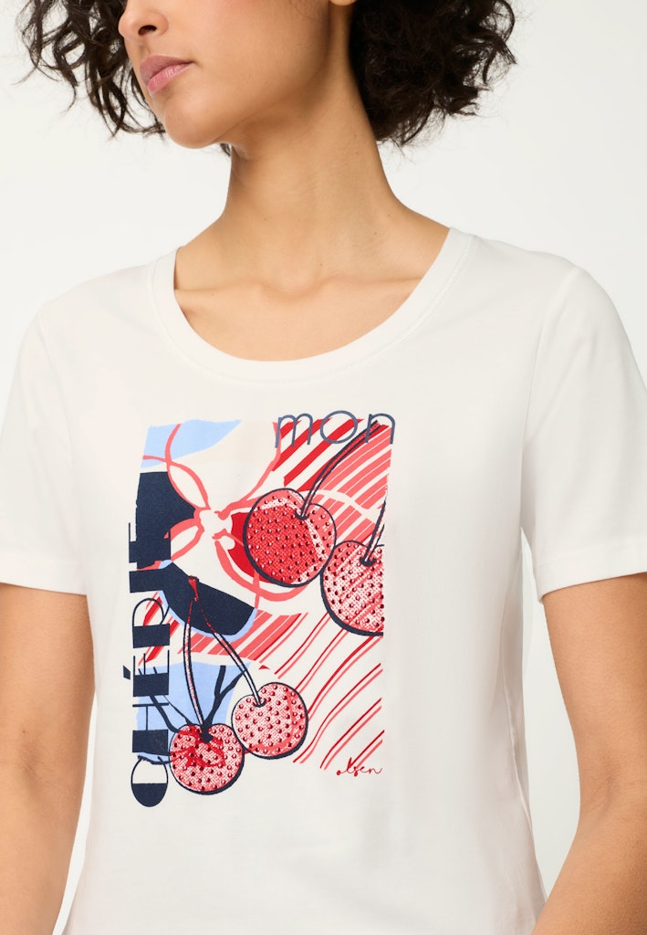 Olsen Damen T-Shirts Off White