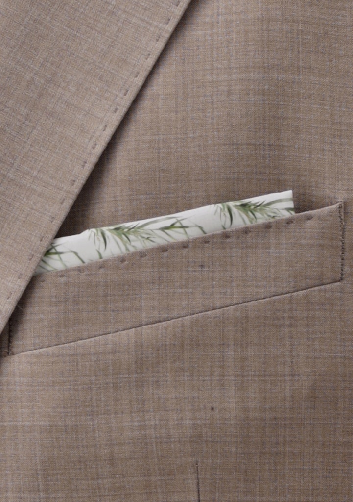 Carl Gross Herren Sakkos Dunkelbeige