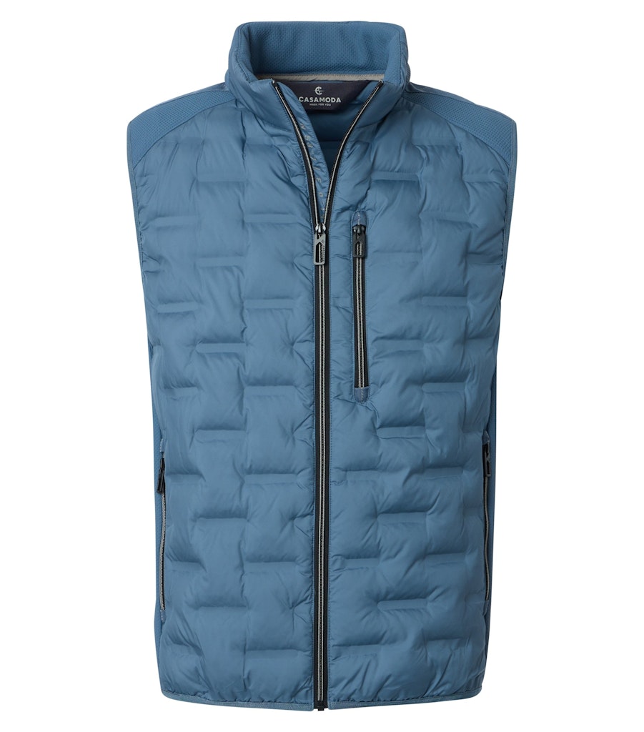 Casa Moda Herren Westen  Blau