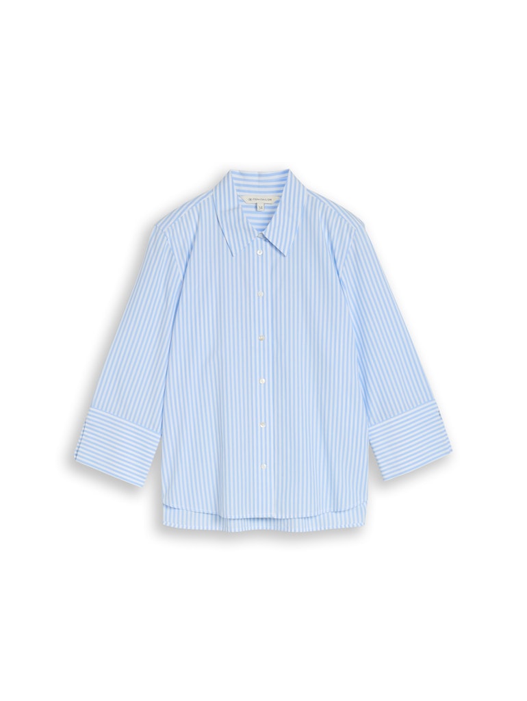 Tom Tailor Damen Blusen Dreamy Blue Whi