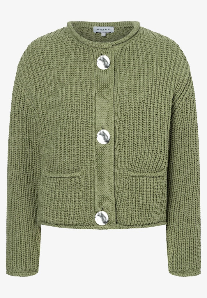 More & More Damen Strickjacken  Spring Gre