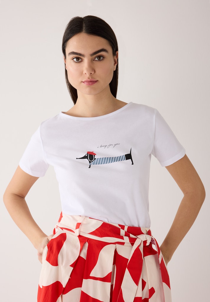 More & More Damen T-Shirts White
