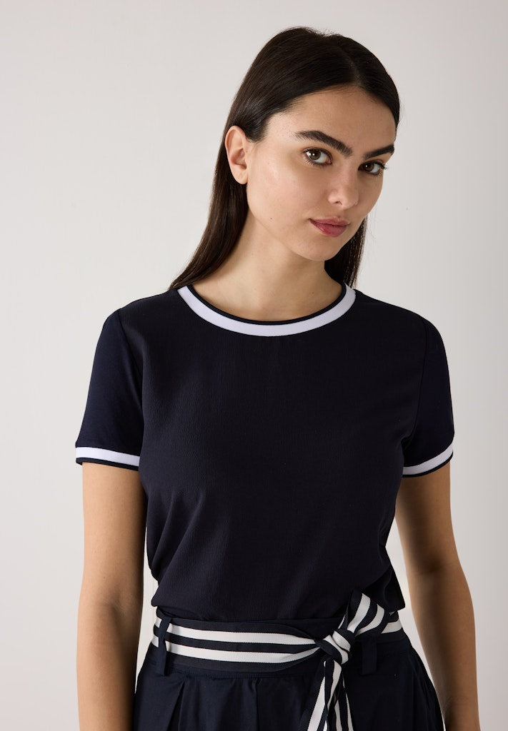 More & More Damen T-Shirts Marine