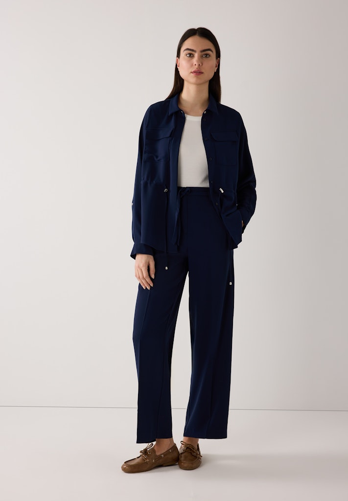 More & More Damen Hosen  Classic Bl