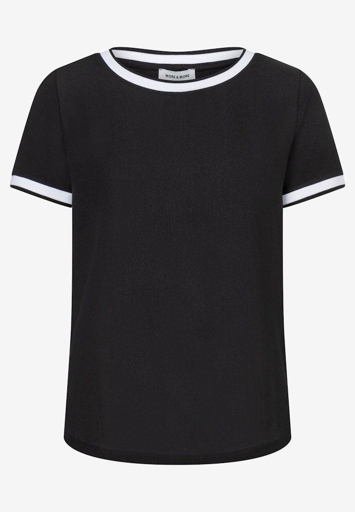 More & More Damen T-Shirts  Black