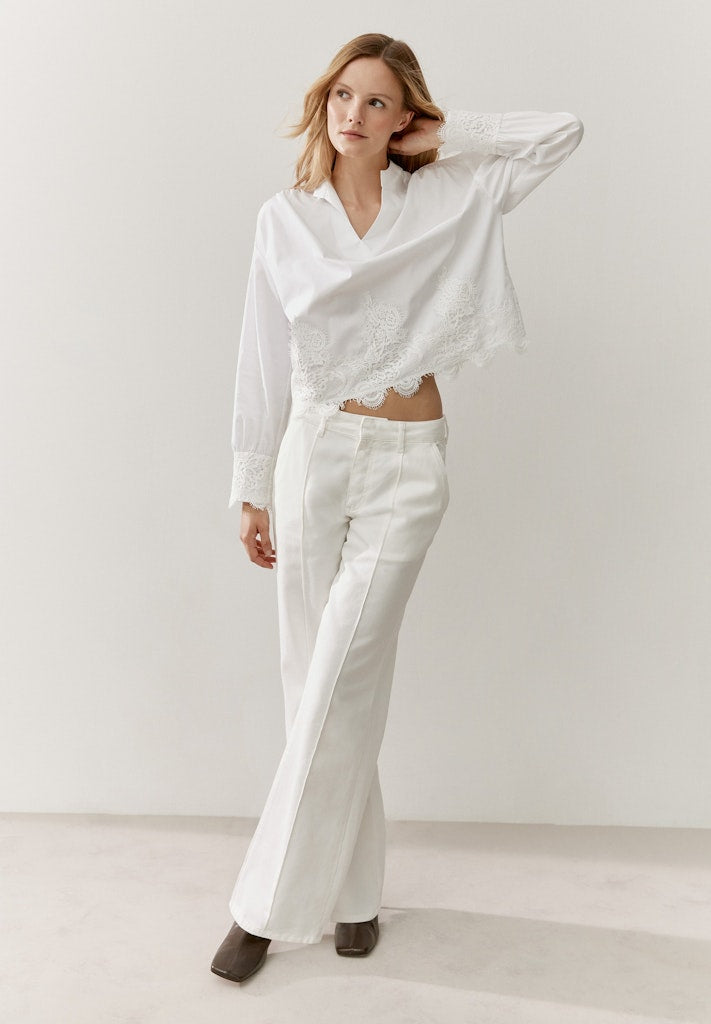 More & More Damen Blusen  White