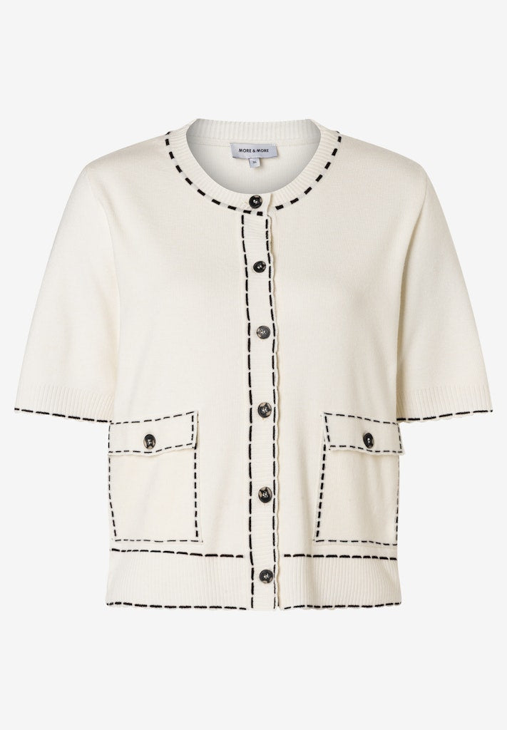 More & More Damen Strickjacken Off White