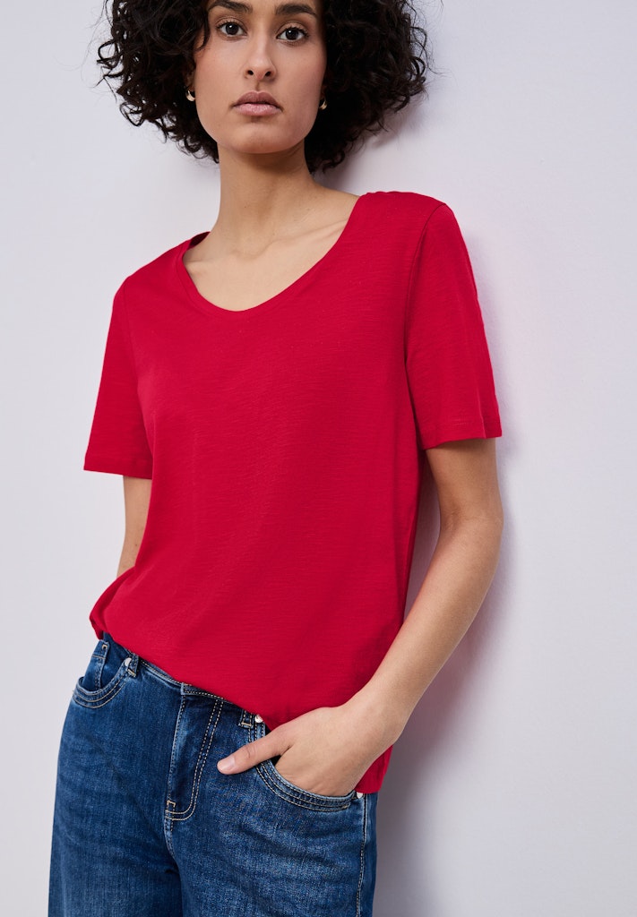 Street One Damen T-Shirts  Salsa Red