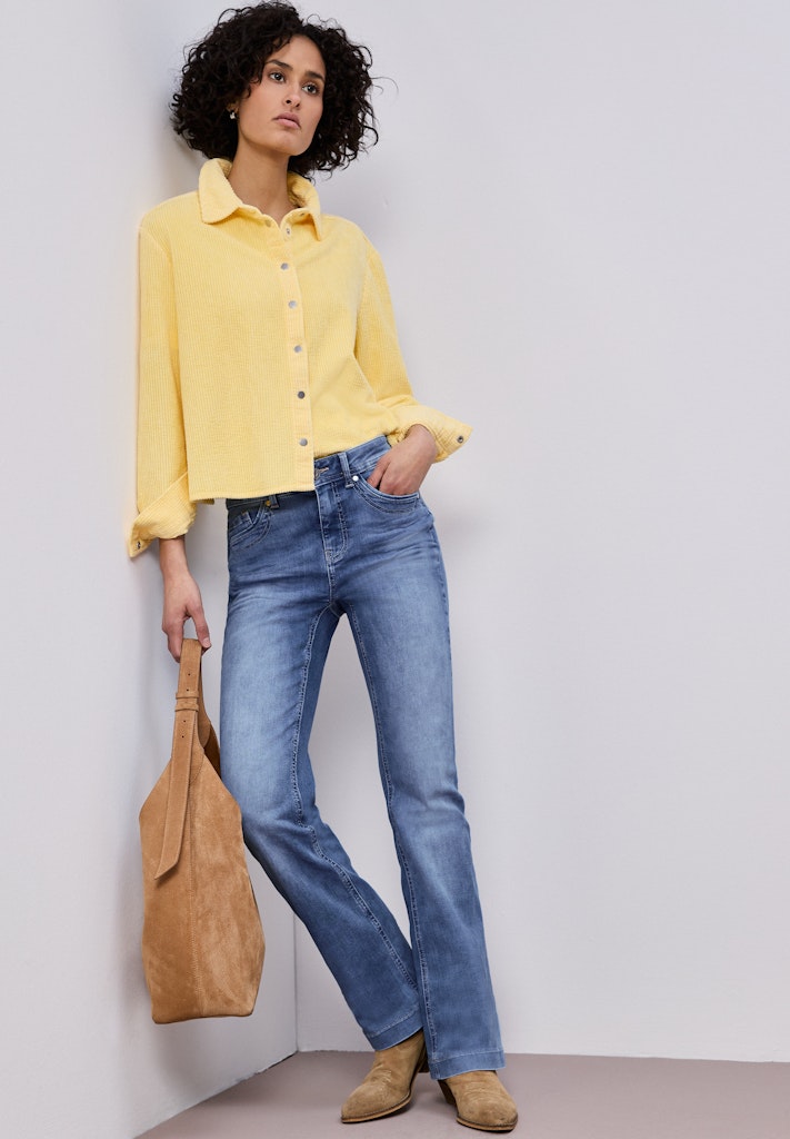 Street One Damen Hosen Light Blu