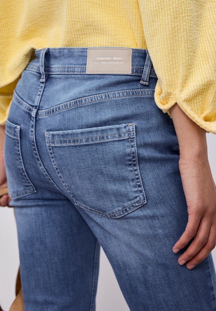 Street One Damen Hosen Light Blu