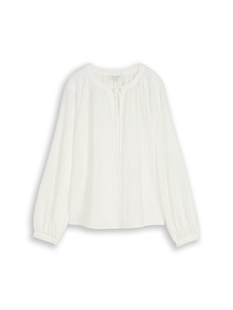 Tom Tailor Damen Blusen Whisper White