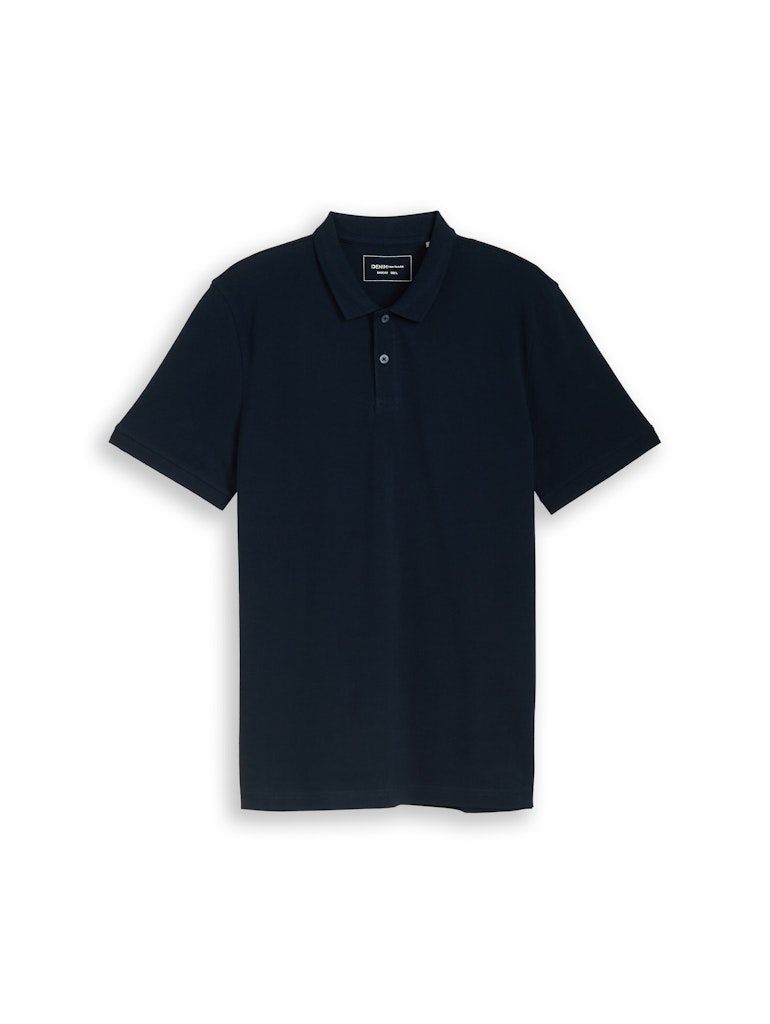 Tom Tailor denim Herren Polo-Shirts Sky Captain Blu