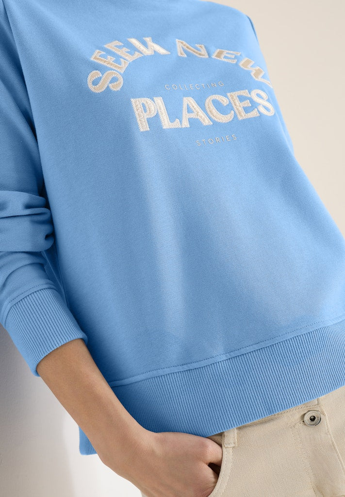 Cecil Damen Pullover  Cloud Blu