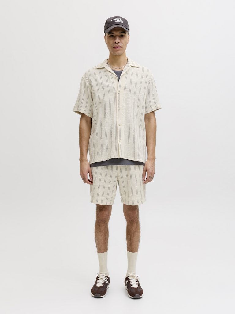 Jack & Jones Herren Hemden lang Antique White/S
