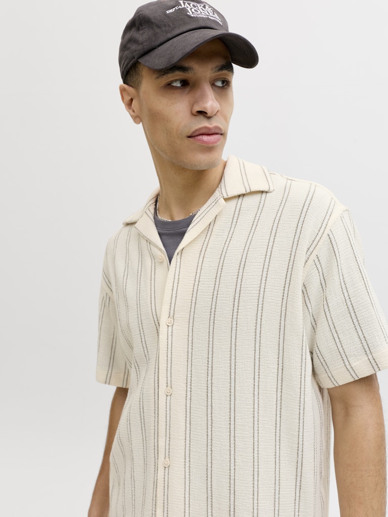 Jack & Jones Herren Hemden lang Antique White/S
