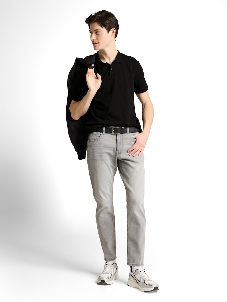 Tom Tailor denim Herren Polo-Shirts Black
