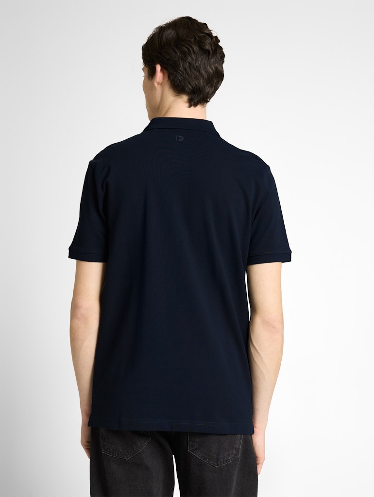 Tom Tailor denim Herren Polo-Shirts Sky Captain Blu