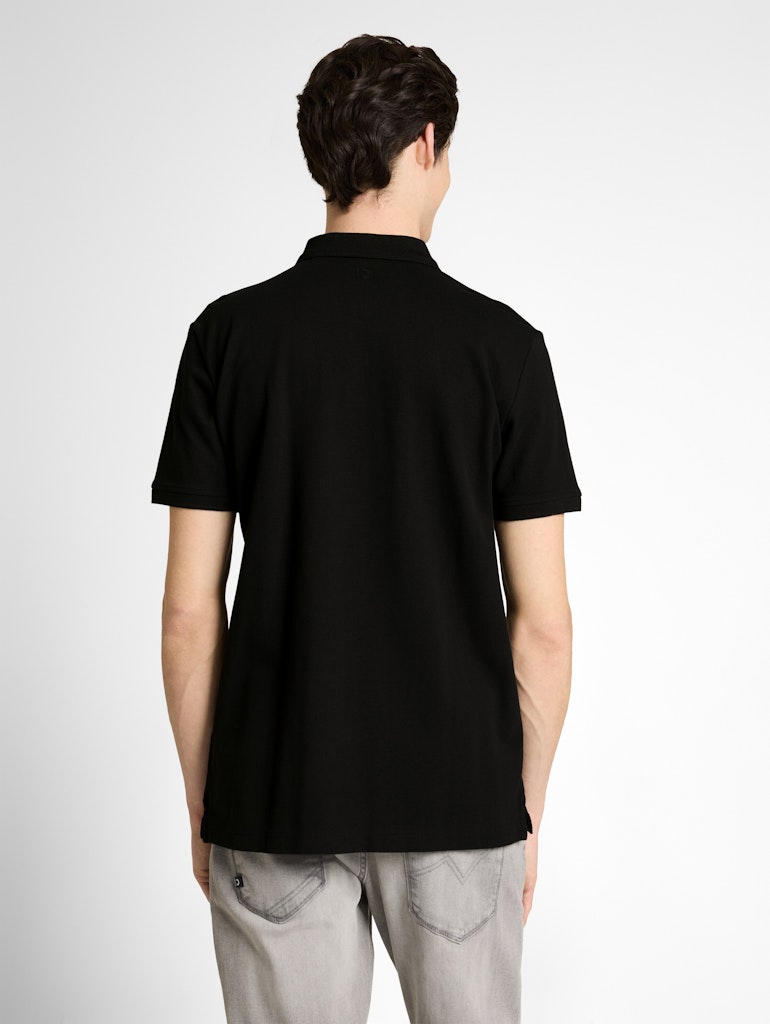 Tom Tailor denim Herren Polo-Shirts Black