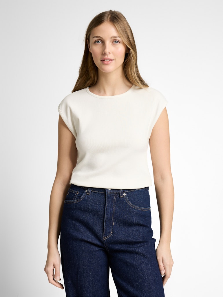 Tom Tailor denim Damen T-Shirts Off White